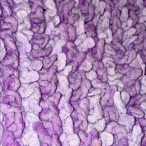 Purple Ombré Bedroom Rug